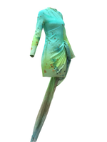 draped dress