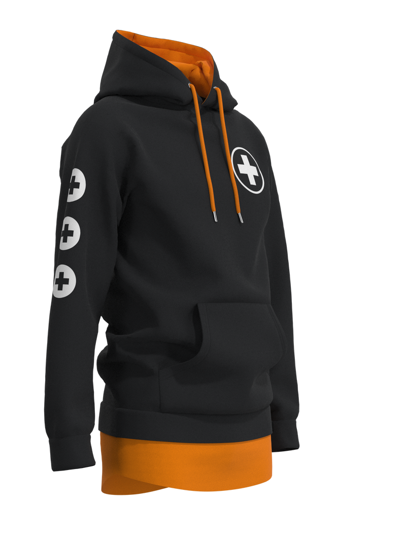 HOODIE-LAYERED_DIEGO_BLACK-ORANGE