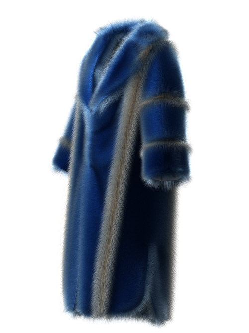 Blue Furcoat
