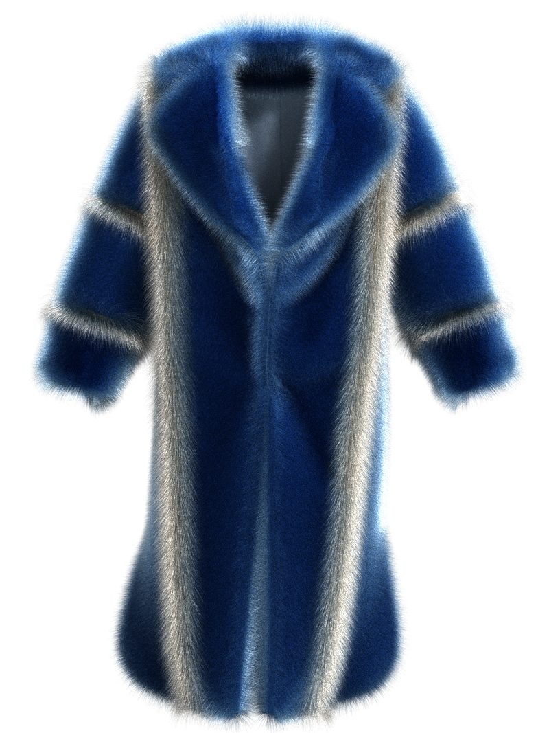 Blue Furcoat
