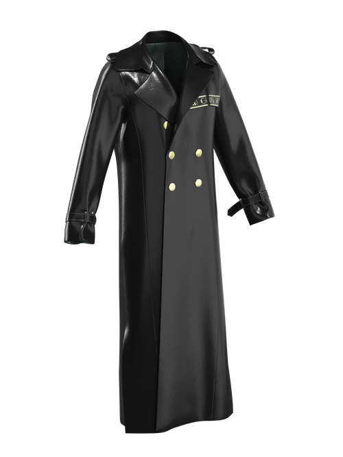 BLACK DECO TRENCH