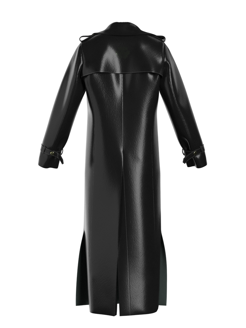 BLACK DECO TRENCH
