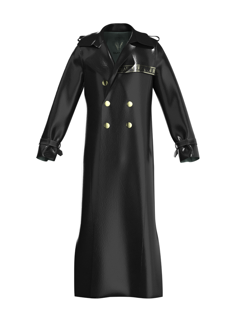 BLACK DECO TRENCH
