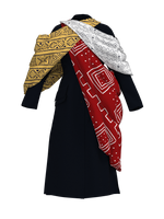 Coat with 3 capes