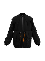 Bomber jacket w harness