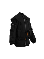 Bomber jacket w harness