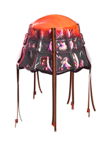 PUFFER BUCKET-HAT RED