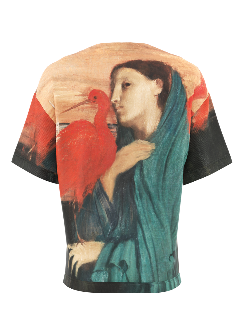 T-shirt - Young Woman with Ibis