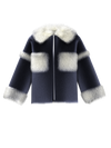Sapphire Crop Furcoat