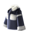 Sapphire Crop Furcoat