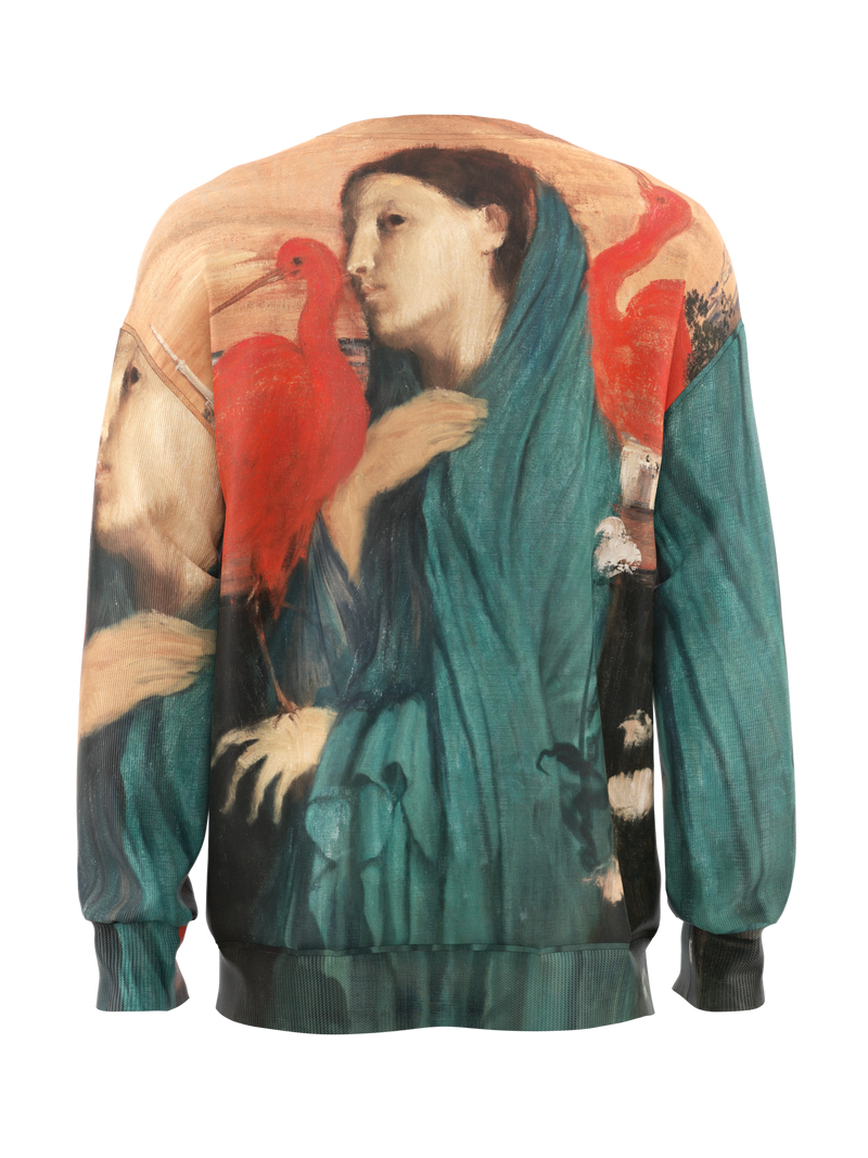 Sweatshirt - Young Woman with Ibis