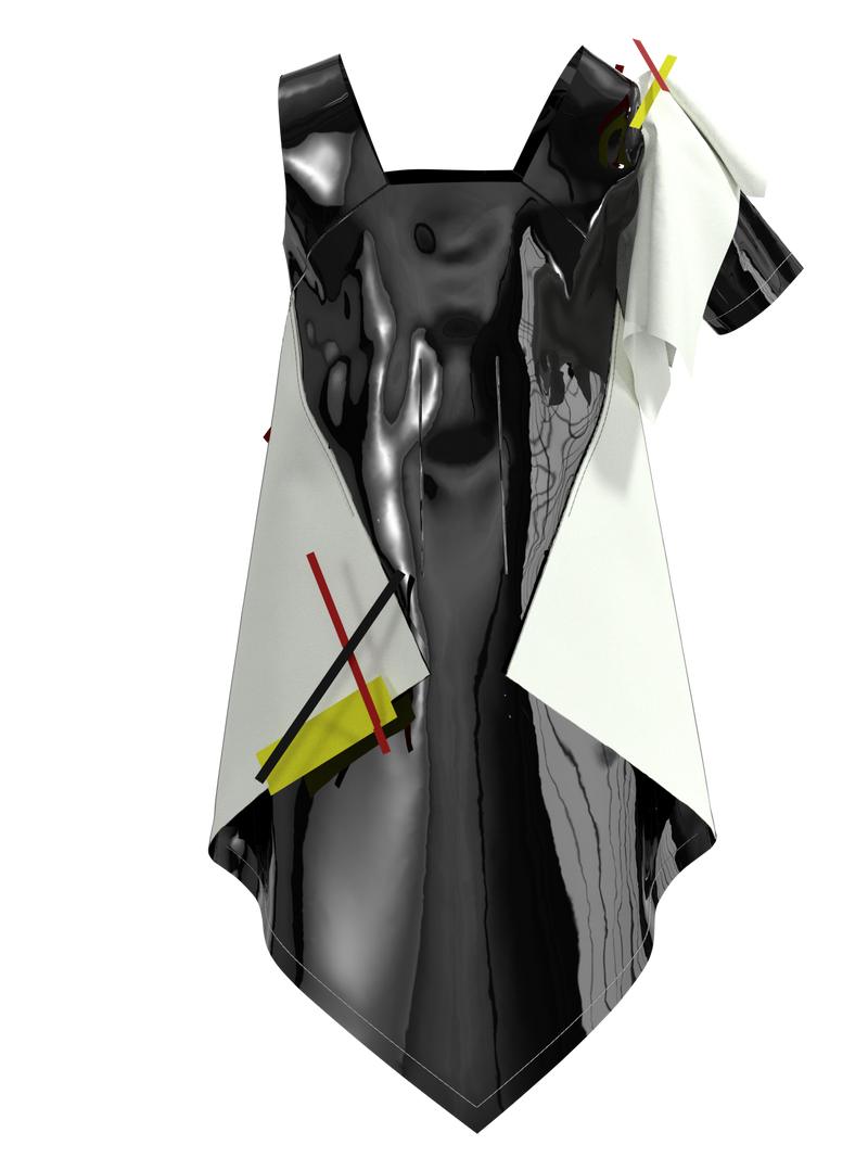 Malevich code dress black