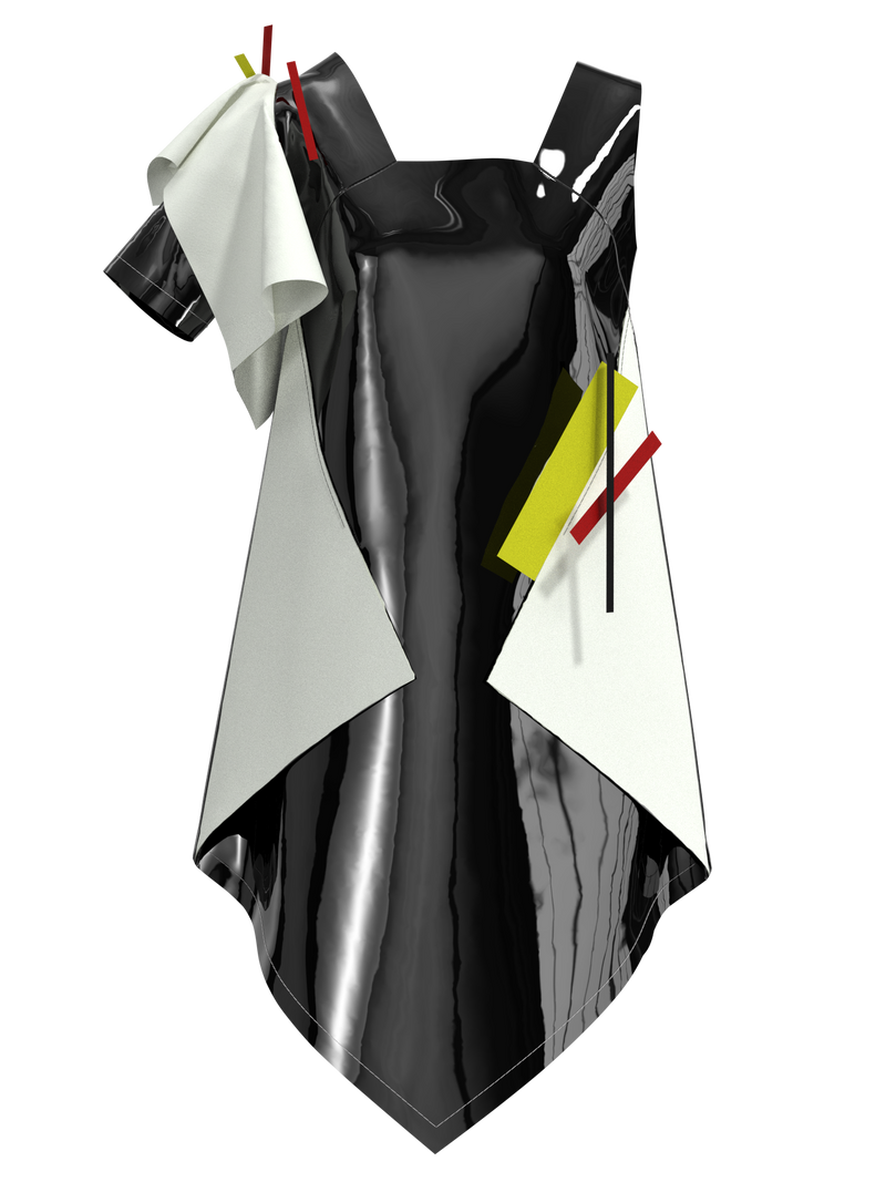 Malevich code dress black