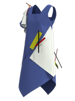 Malevich code dress blue