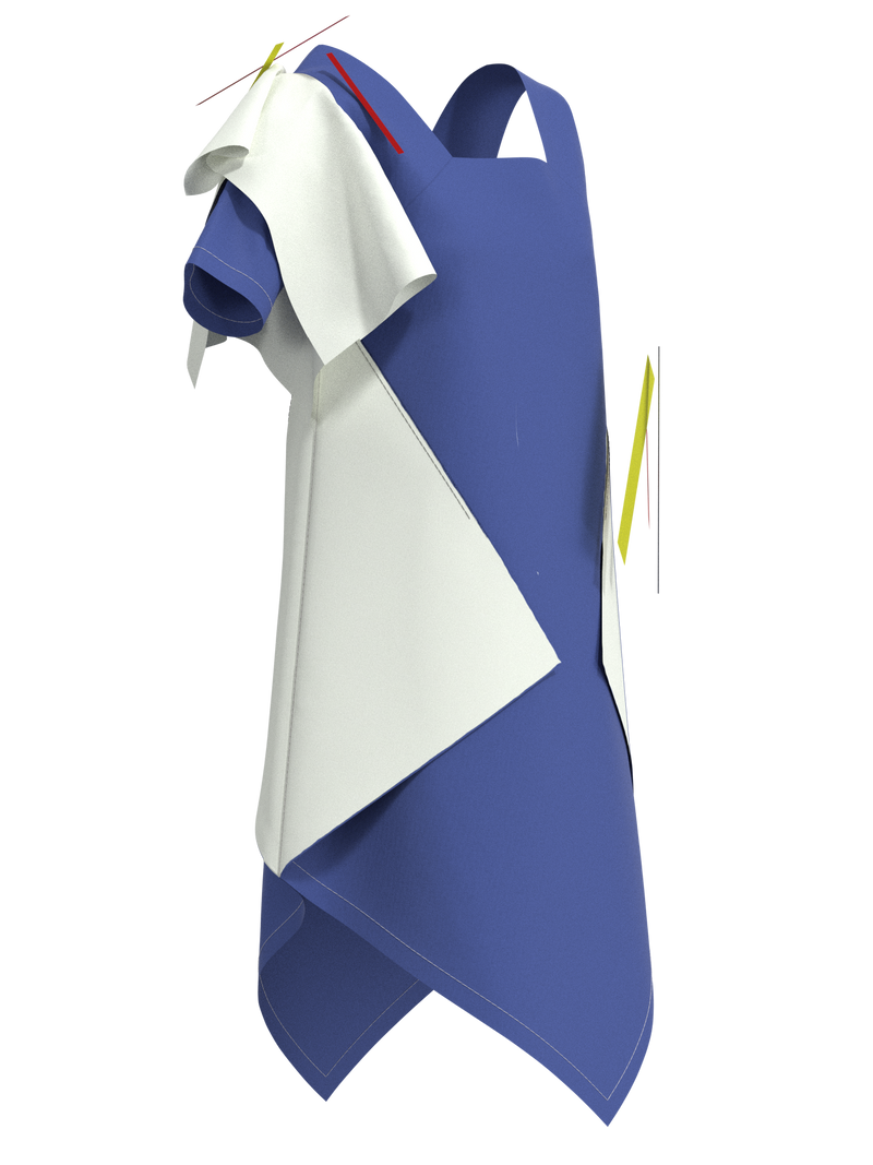 Malevich code dress blue