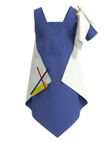 Malevich code dress blue