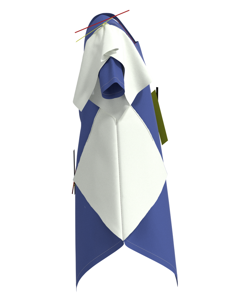 Malevich code dress blue