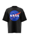 TSHIRT Oversize NASA Insignia logo black