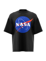 TSHIRT Oversize NASA Insignia logo black