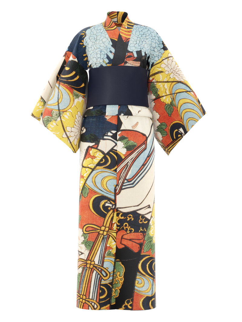 Kimono female long - Portrait