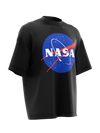 TSHIRT Oversize NASA Insignia logo black