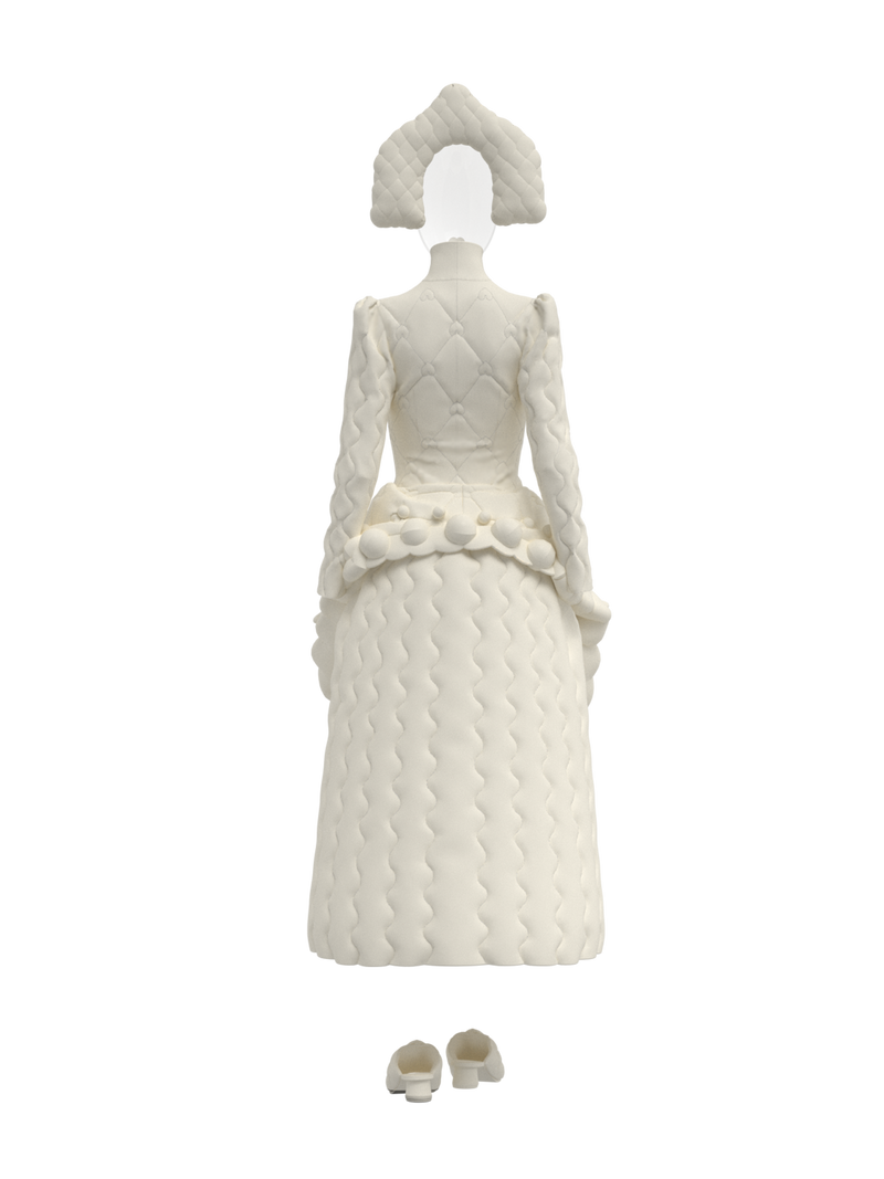 Dress with apron