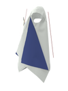 Avant garde blouse blue