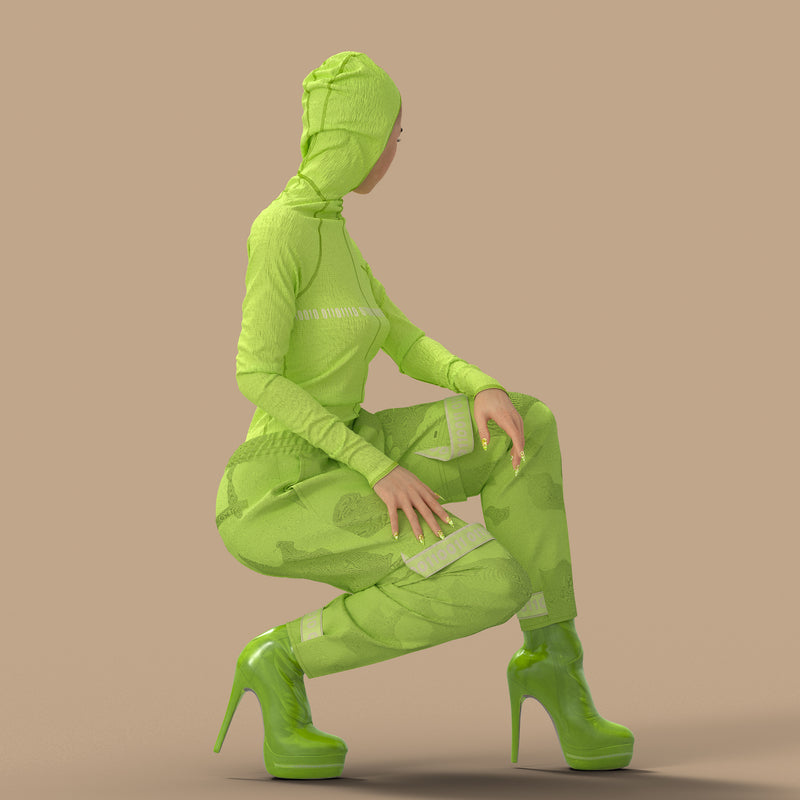 Unisex Hoodie Neon Green