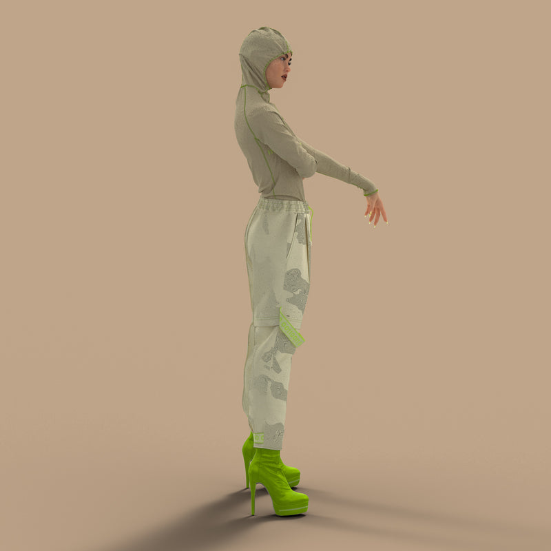 Unisex Pants Buttersand