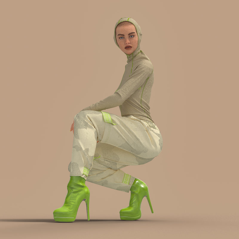 Unisex Pants Buttersand