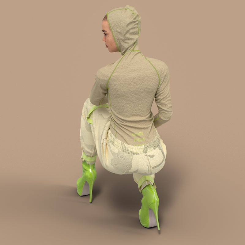 Unisex Pants Buttersand