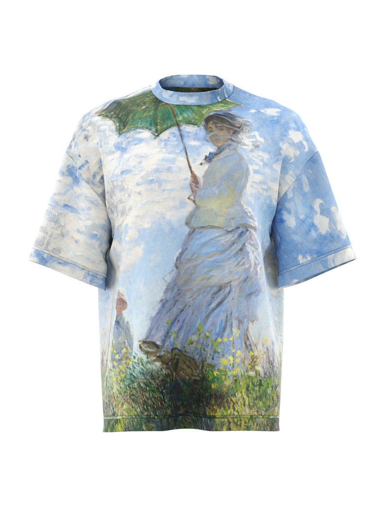 T-shirt - Woman with a Parasol - Madame Monet and Her Son