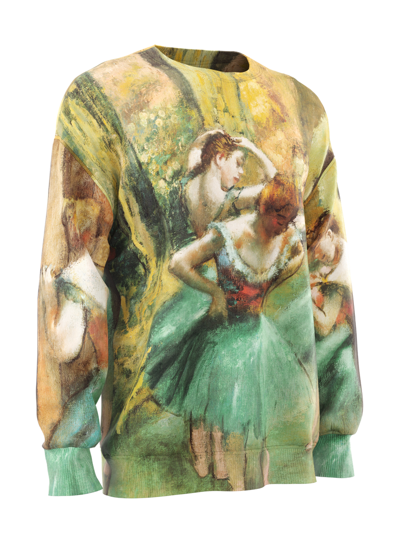 Sweatshirt - Dancers Pink and Green