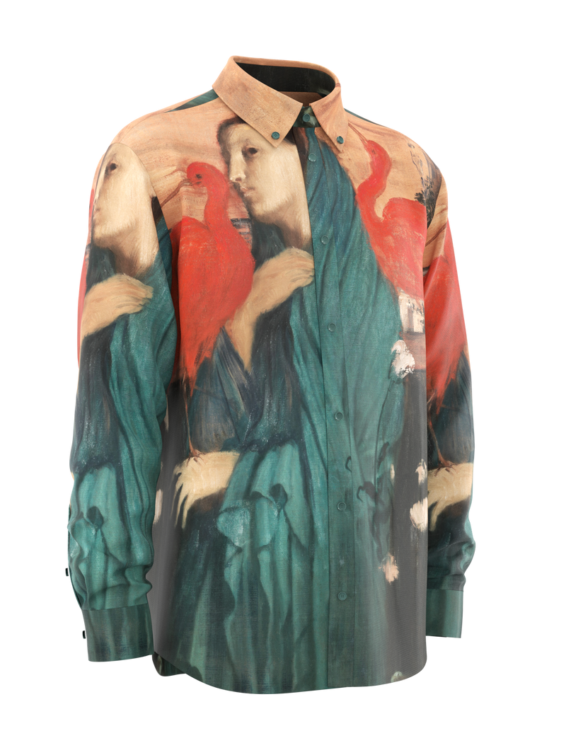 Shirt - Young Woman with Ibis