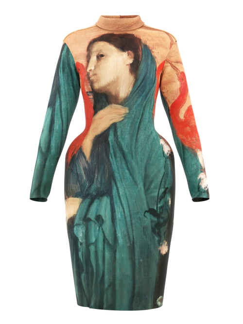 Space dress - Young Woman with Ibis