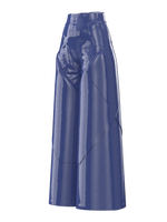 Geometric pants blue