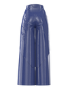 Geometric pants blue