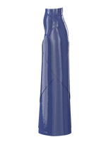 Geometric pants blue