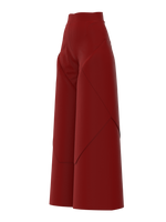 Geometric pants red