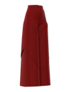 Geometric pants red
