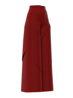 Geometric pants red