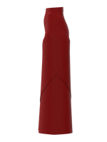 Geometric pants red