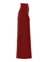 Geometric pants red