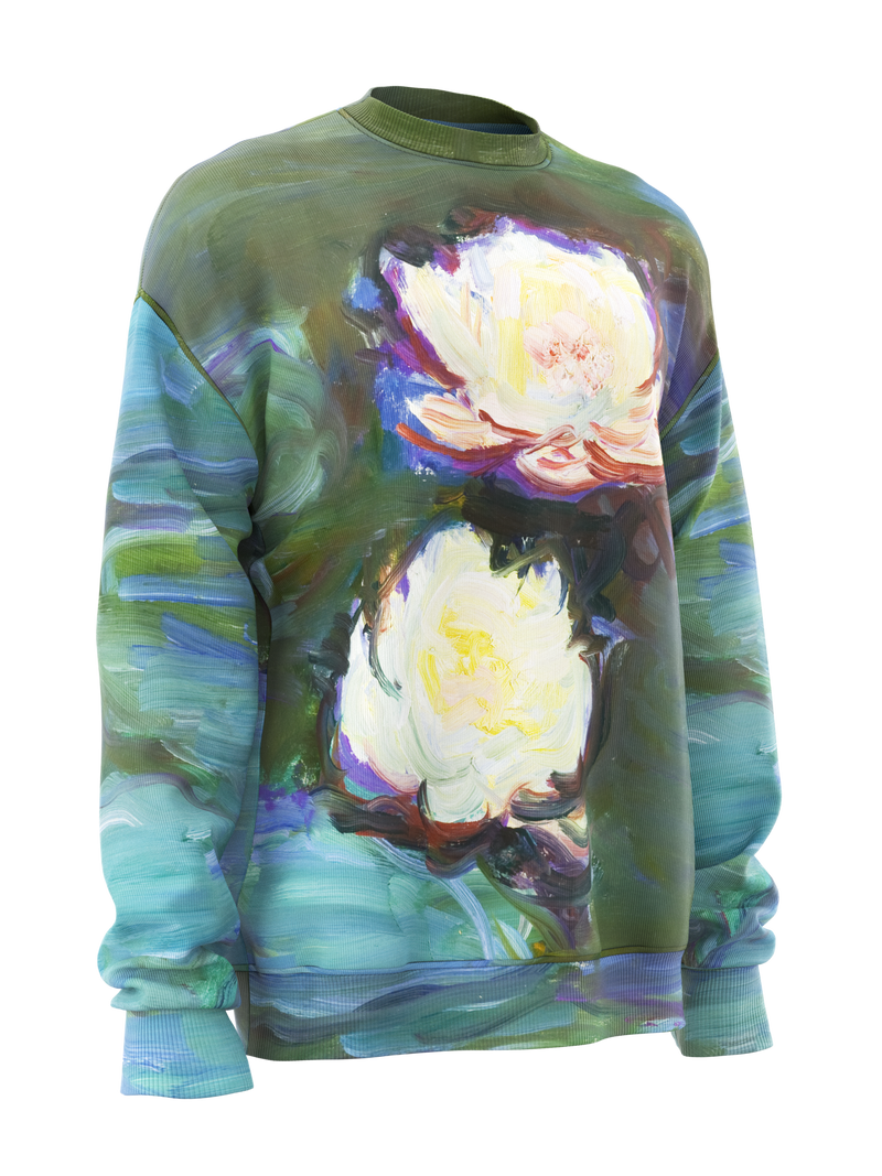 Sweatshirt - Water Lillies