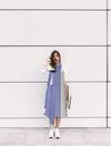 Kandinsky code dress blue
