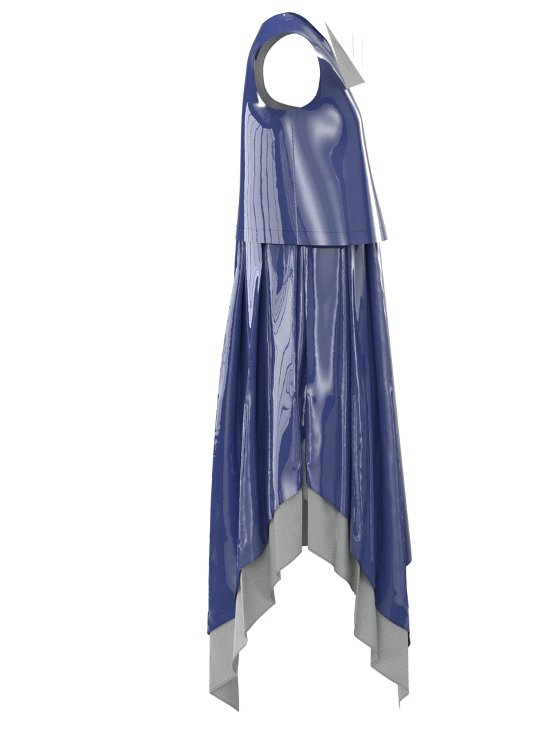 Kandinsky code dress blue