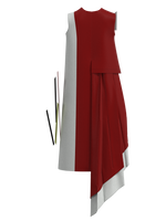 Kandinsky code dress red