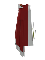 Kandinsky code dress red