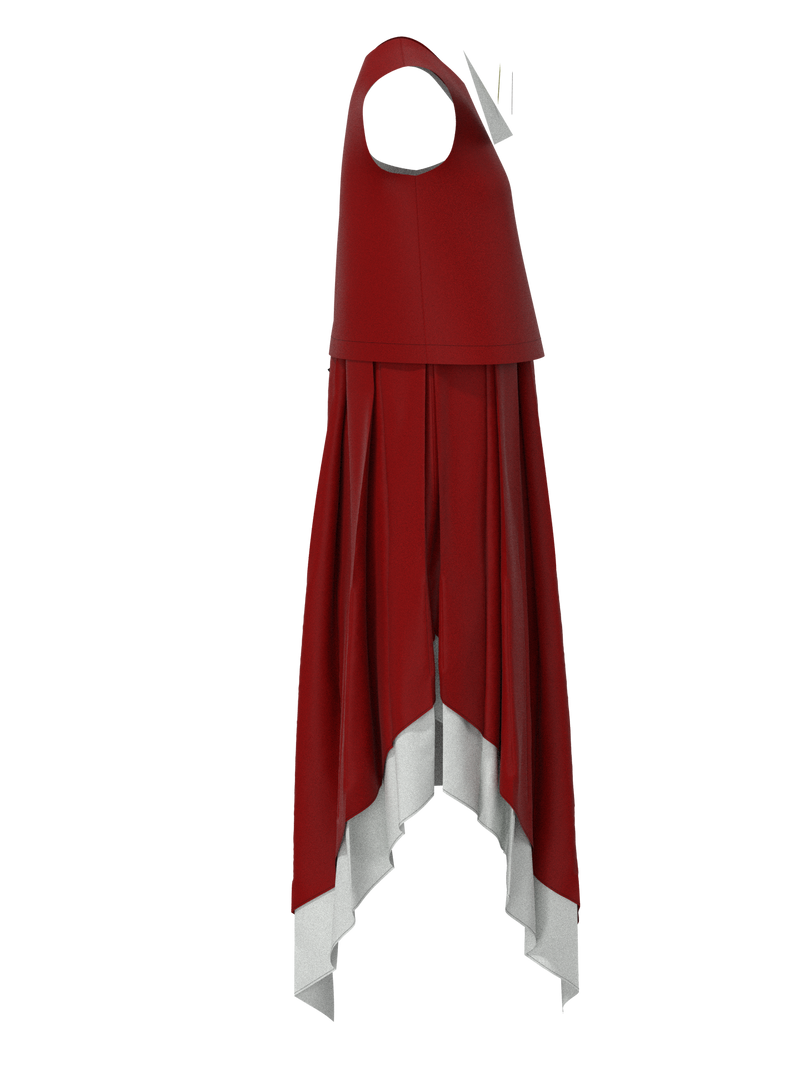 Kandinsky code dress red