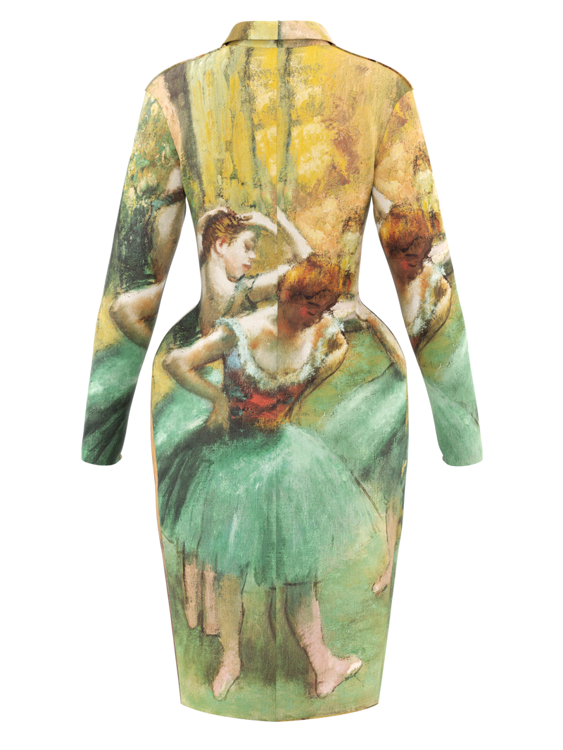 Space dress - Dancers Pink and Green